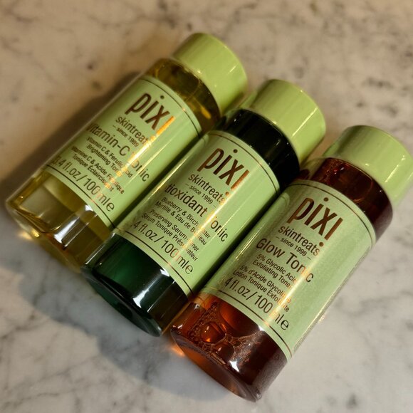 Pixi Skincare Tonic Travel Set | Vitamin-C, Antioxidant, & Glow Tonic | NEW - Picture 1 of 4